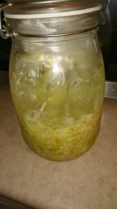 And now it's sauerkraut